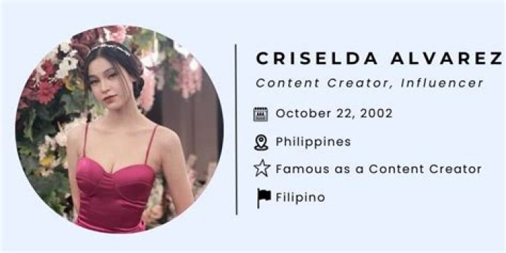 Criselda Alvarez Wiki - Height, Age, Boyfriend, Biography, Family & More