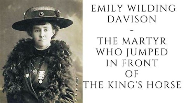 Emily Davison, The British Suffragist Killed By The King's Horse