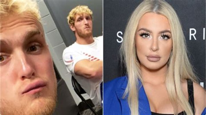 Married YouTubers Tana Mongeau and Jake Paul Support Brother Logan at KSI Rematch Fight