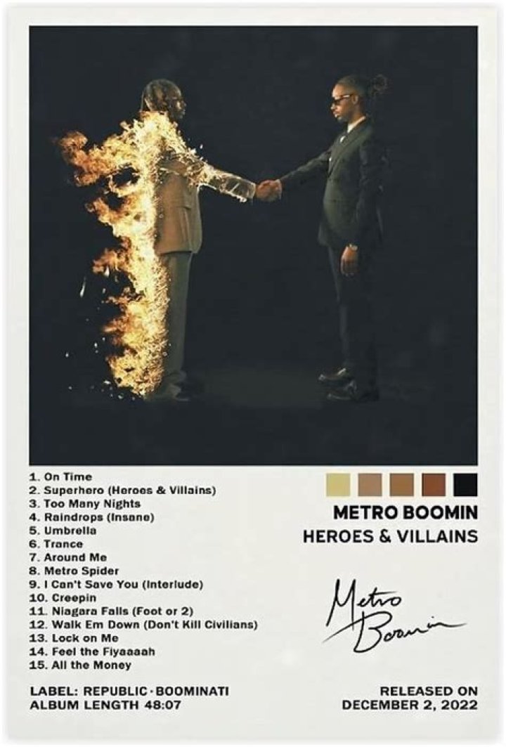 Metro Boomin's "Heroes & Villains" First Week Sales Are In
