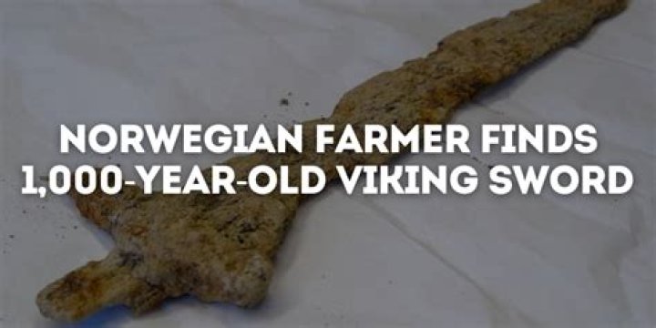 Norwegian Farmer Discovers A Viking Sword In His Field