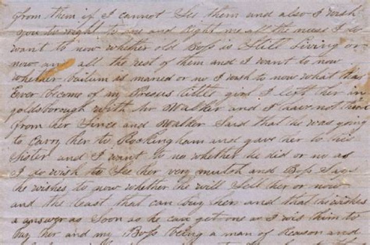 Three Letters Written By Former Slaves To Their Masters
