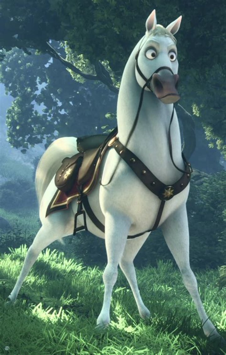 What breed of horse is Maximus from Tangled?