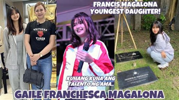 Who is Gaile Francesca? All About Francis Magalona's Daughter