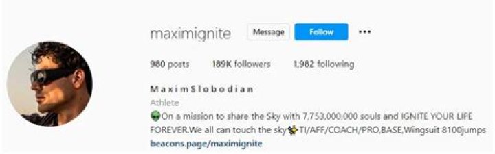Who is Maxim Slobodian Skydiver? Wiki, Biography, Age, Wife, Parents, Net worth, Height & More