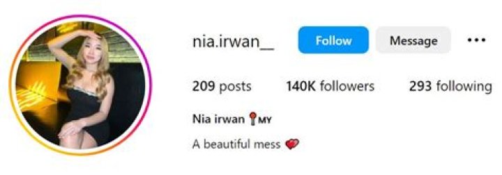 Who is Nia Irwan? Biodata, Wiki, Age, Boyfriend, Husband, Family, Height, Nationality & More